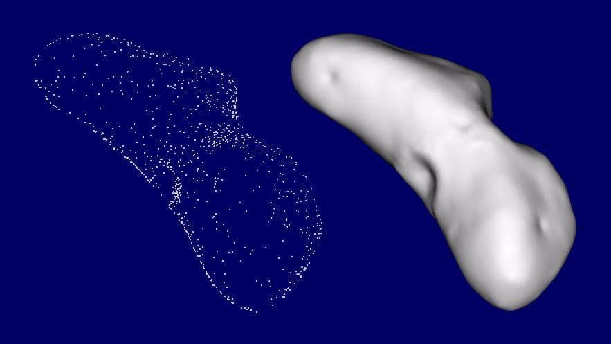 NASA image: The Shape of Eros