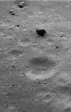 NASA image: Eros Littered Surface from Low Altitude