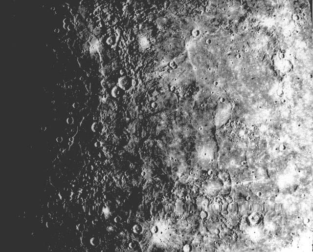 NASA image: Large Circular Basin - 1300-km diameter