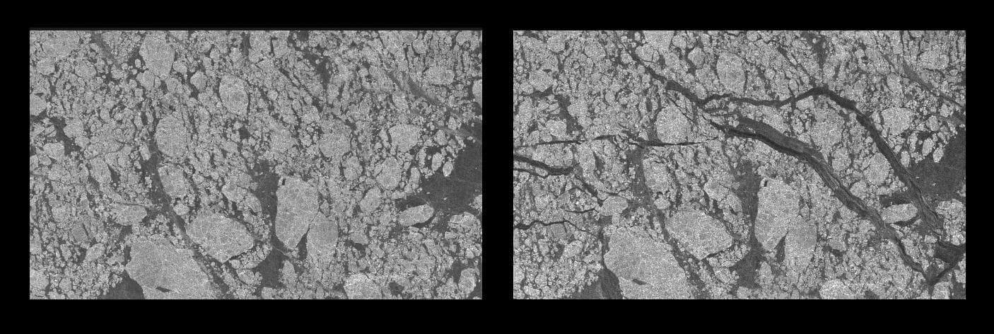 NASA image: Comparative Views of Arctic Sea Ice Growth