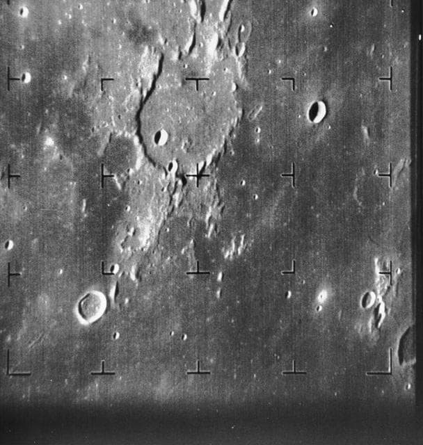 NASA image: Guericke Crater as seen by Ranger 7