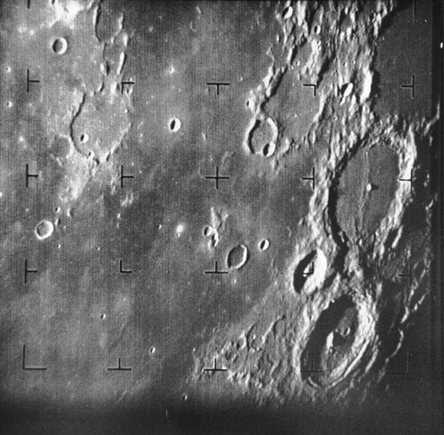 First Image of the Moon taken by a U.S. Spacecraft