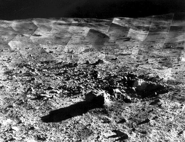 NASA image: Photomosaic of Tycho Crater - Surveyor 7