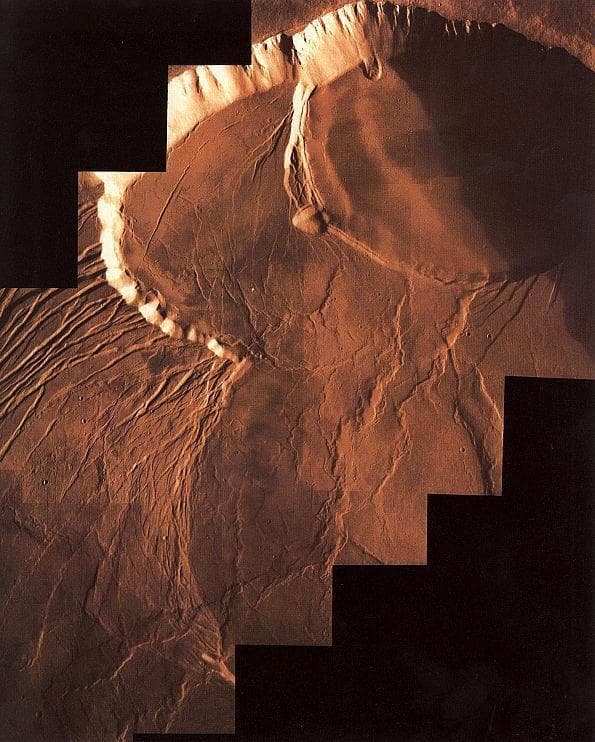 NASA image: Photomosiac of Olympus Mons