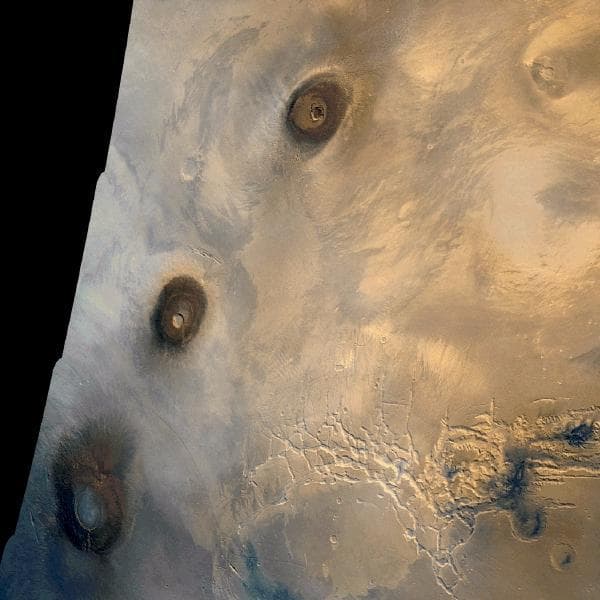 NASA image: Photomosiac of the Tharsis Region