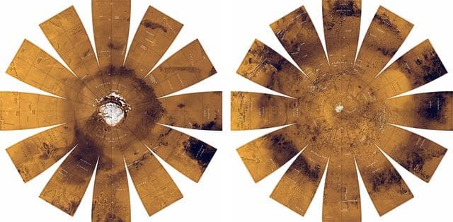 NASA image: Mars Digital Image Mosaic Globe