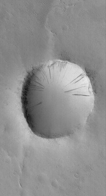 NASA image: Arabian Crater