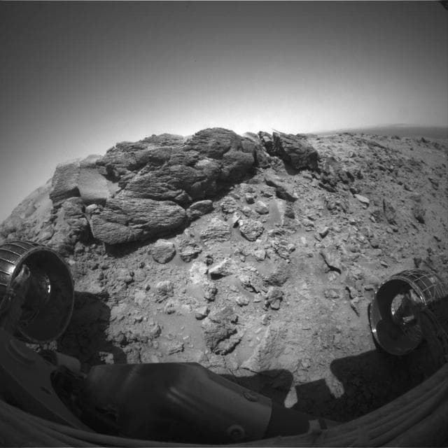 NASA image: Spirit Wiggles into Position