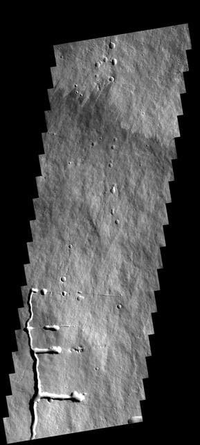 NASA image: Pavonis Mons Flank