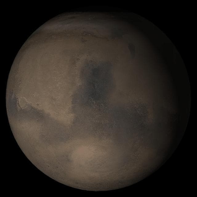 NASA image: Mars at Ls 306°: Syrtis Major
