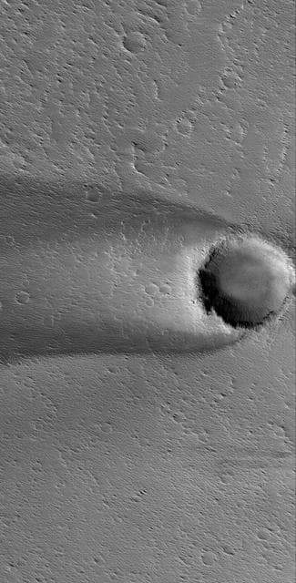 NASA image: Wind Streak in Daedalia
