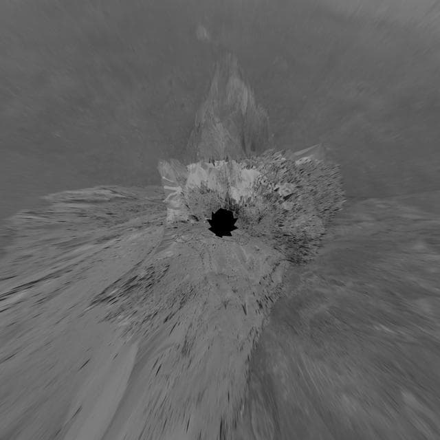NASA image: Looking Back at Spirit Trail to the Summit Polar