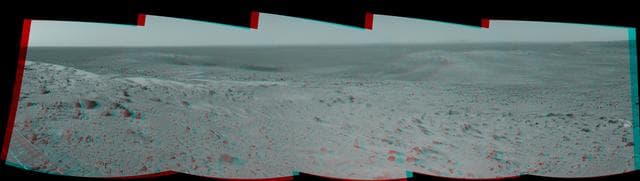 NASA image: After Conquering Husband Hill, Spirit Moves On Stereo