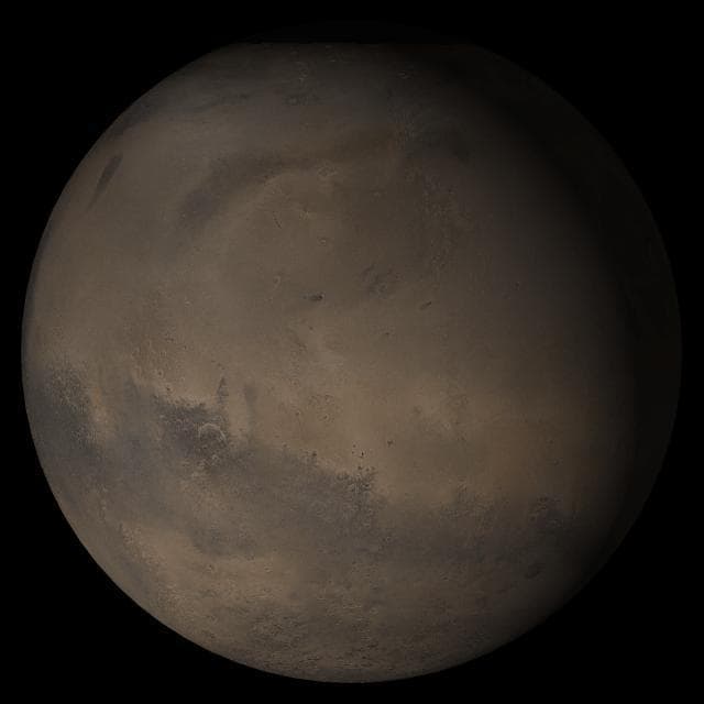 NASA image: Mars at Ls 306°: Elysium/Mare Cimmerium