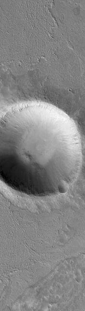 NASA image: Crater and Flows