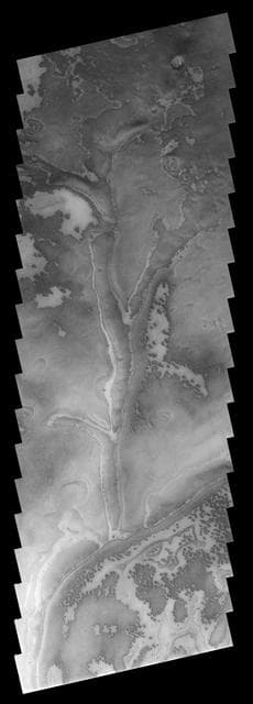 NASA image: Ridges Down South
