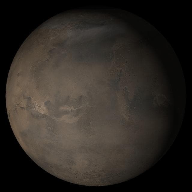NASA image: Mars at Ls 324°: Acidalia/Mare Erythraeum