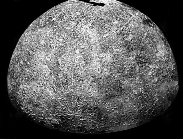 NASA image: Mercury Southern Hemisphere