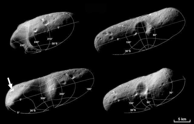 NASA image: A Road map for Eros