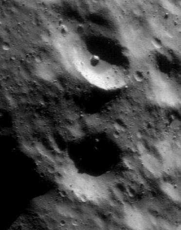 NASA image: Degraded Craters