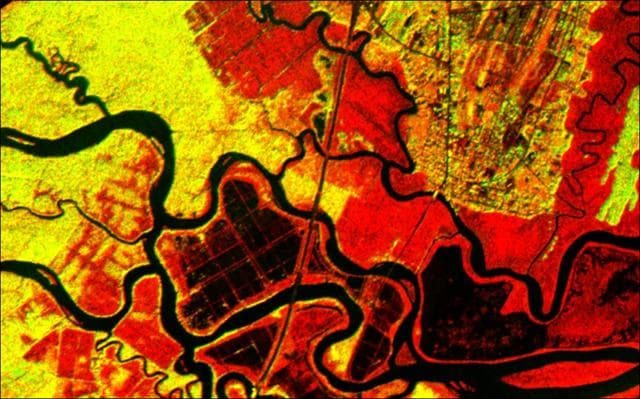 NASA image: Altamaha River Delta, Georgia Sea Islands