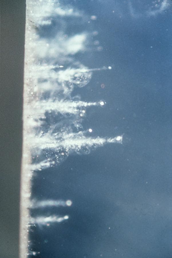 NASA image: Particle Tracks in Aerogel