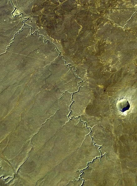 NASA image: Barringer Meteor Crater, Arizona