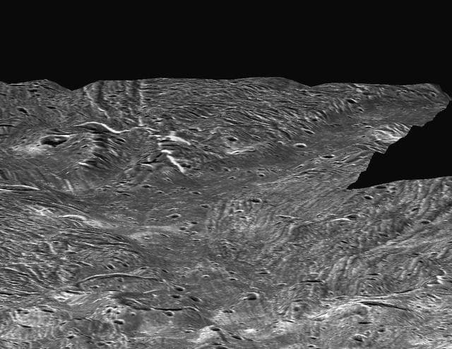 NASA image: Ganymede Topography
