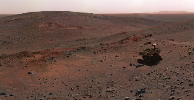 NASA image: Special-Effects Spirit on Flank of Husband