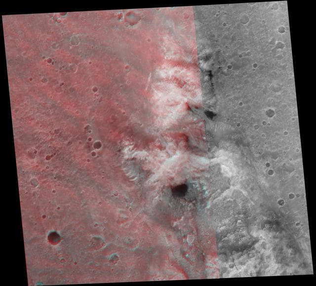 NASA image: Spirit Neighborhood in Columbia Hills, in Stereo