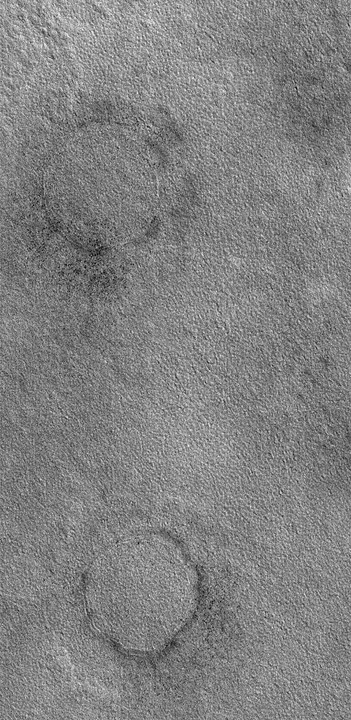 NASA image: Buried Craters