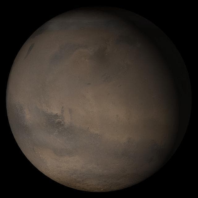 NASA image: Mars at Ls 341°: Elysium/Mare Cimmerium