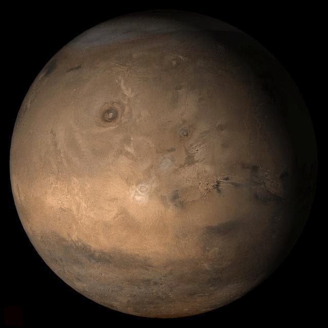 NASA image: Mars at Ls 357°: Tharsis