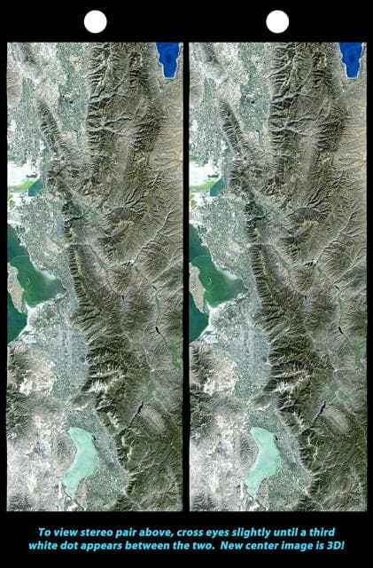 NASA image: Stereo Pair, Salt Lake City, Utah