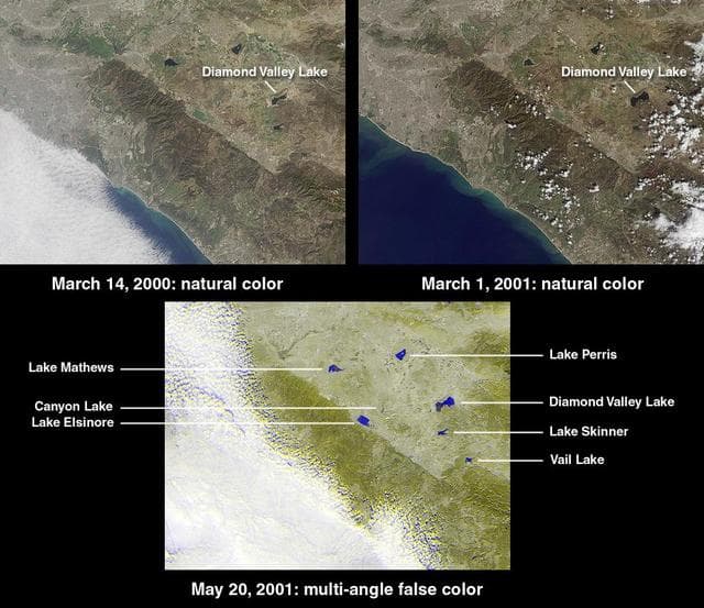 NASA image: Watching the Creation of Southern California Largest Reservoir