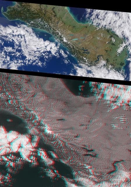 NASA image: New Zealand Southern Alps