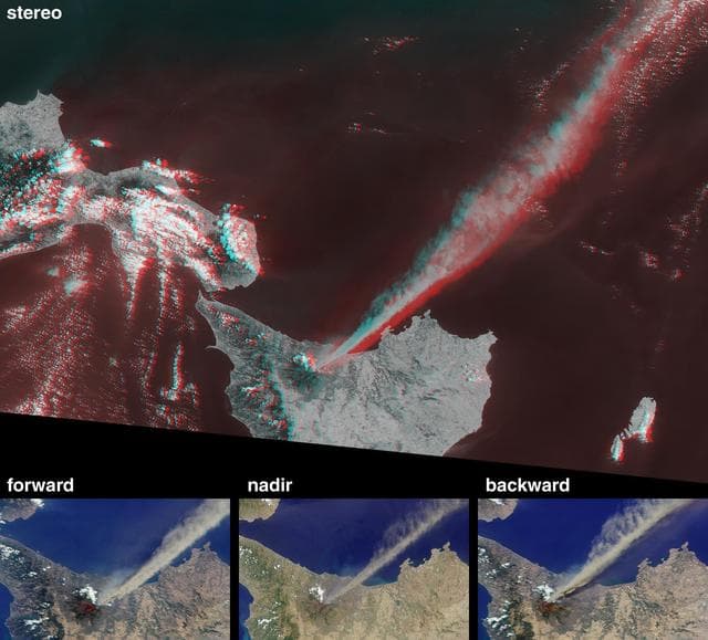 NASA image: Eruption of Mt. Etna