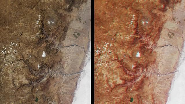 NASA image: Deepest Canyons of the Andes