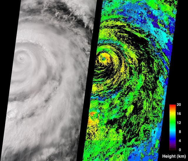 NASA image: Hurricane Juliette