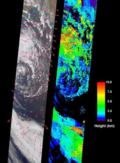 NASA image: Extratropical Cyclone in the Southern Ocean