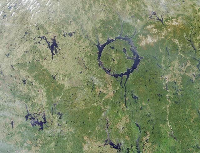 NASA image: Manicouagan Impact Structure, Quebec
