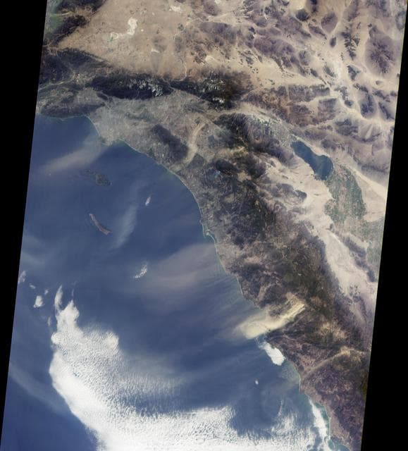 NASA image: Dusty Skies over Southern California