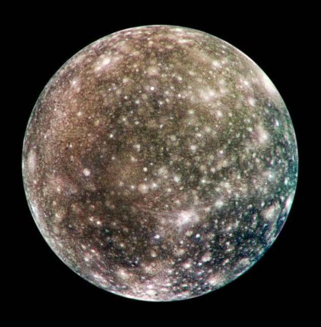 NASA image: Global Callisto in Color