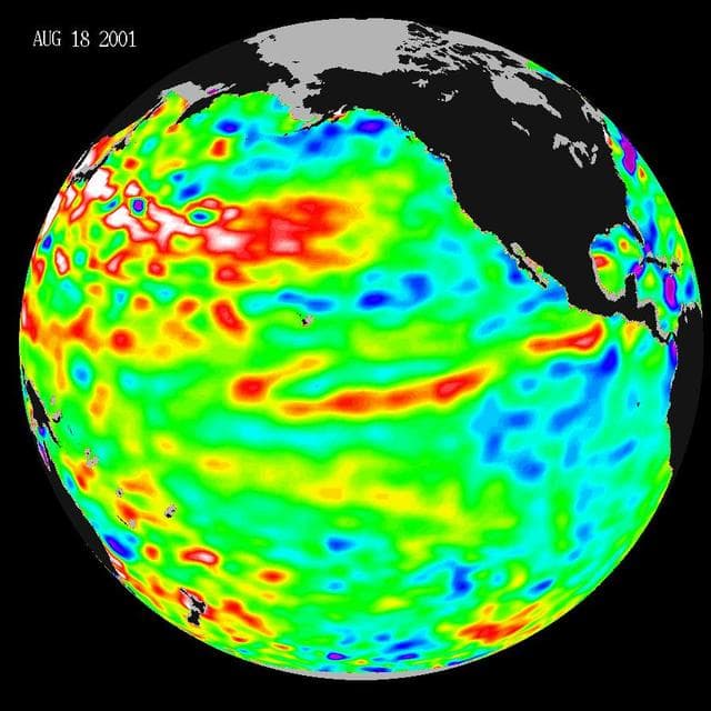 NASA image: Pacific Decadal Oscillation Still Rules in Pacific; No Niño Anytime Soon