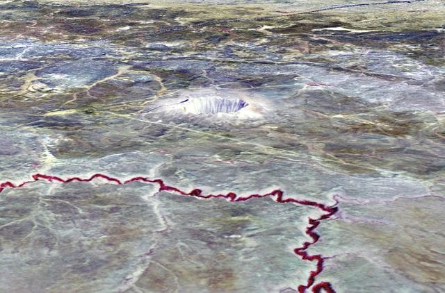 NASA image: Meteor Crater, AZ