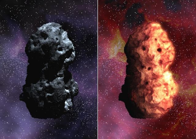 NASA image: Space Eyes See Comet Tempel 1 Artist Concept