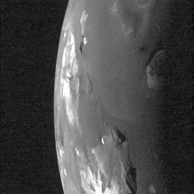 Galileo Best View of Loki Volcano on Io