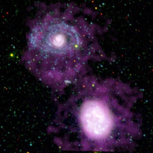 NASA image: Galactic Halos of Hydrogen