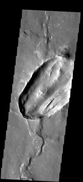 NASA image: Odd Crater