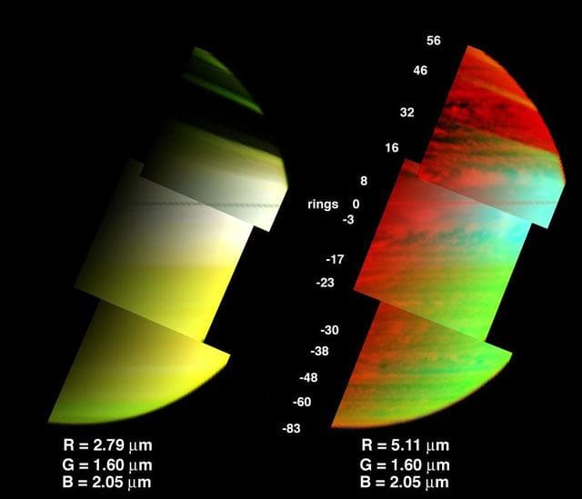 NASA image: A 3-D View of Saturn Clouds and Hazes